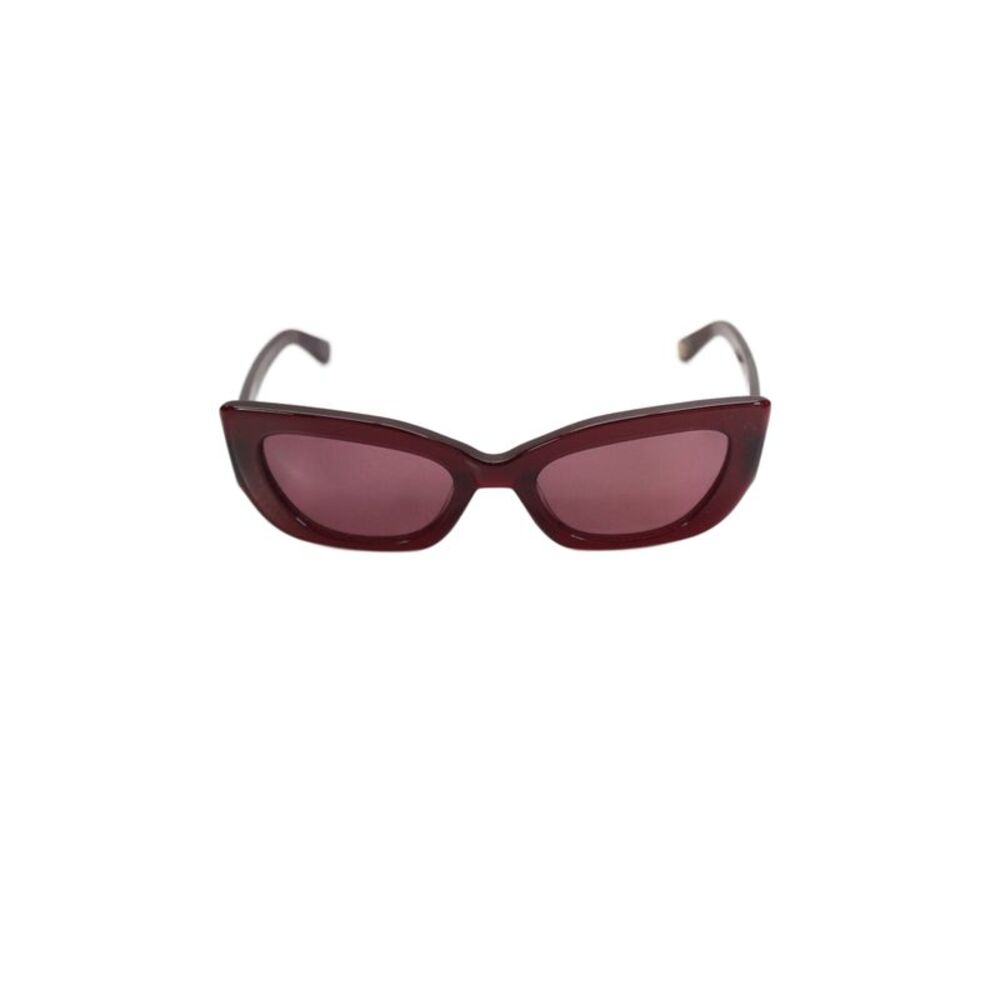Ganni x Ace & Tate Womens Red Cherry Bomb Plastic Sadie Cats Eye Sunglasses